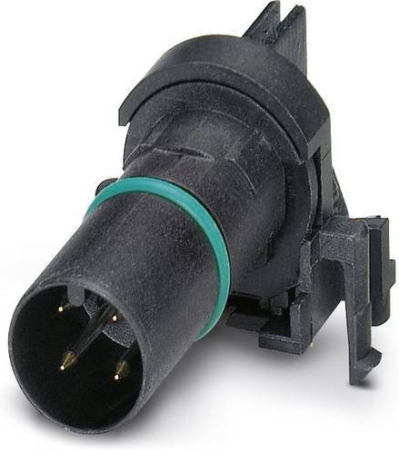 Phoenix Contact 1436660 Sensor-Aktor-Einbausteckverbinder M12 Kontaktträger, 4 Polzahl, Schwarz, 20 Stück - Bild 1