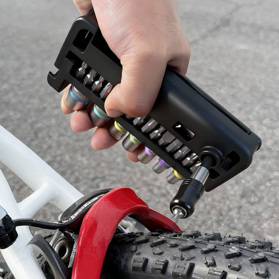Homyl 38-teiliges Ratschenschlüssel-Set aus Chrom-Vanadium-Stahl in Schwarz mit Verlängerungsstangen für Auto-Reparaturen - Bild 3
