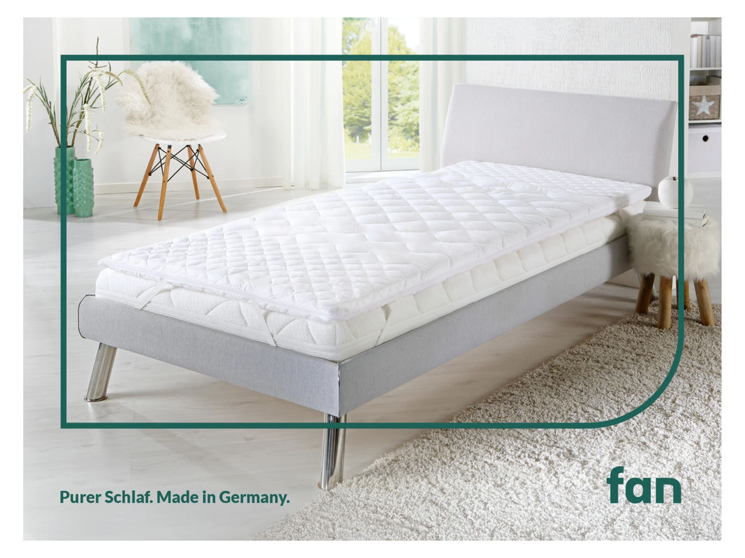 F.A.N. MEDISAN Matratzen-Topper Softly Komfort in Weiß, B/T/H: 90 x 200 cm - Bild 2