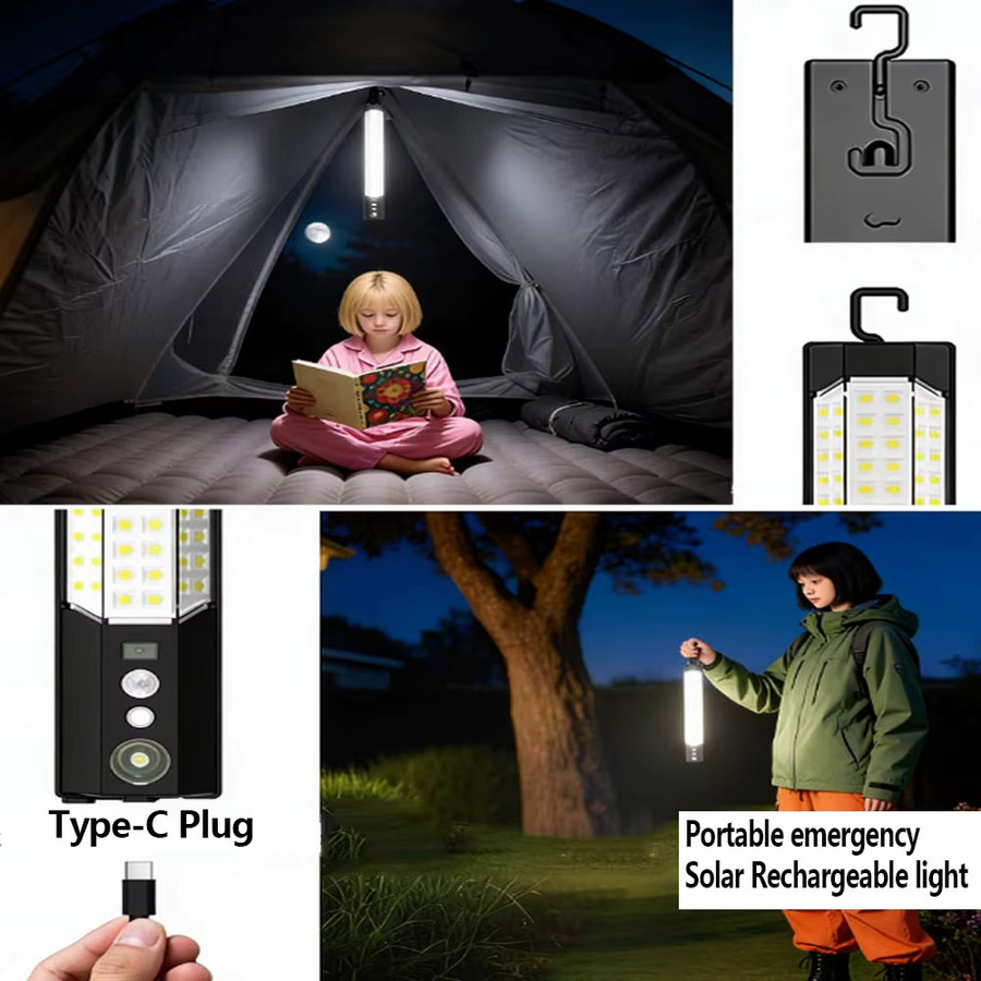 Arbrac Solar-LED-Wandleuchte mit Bewegungssensor in Schwarz für Garten und Außenbereich - Bild 3