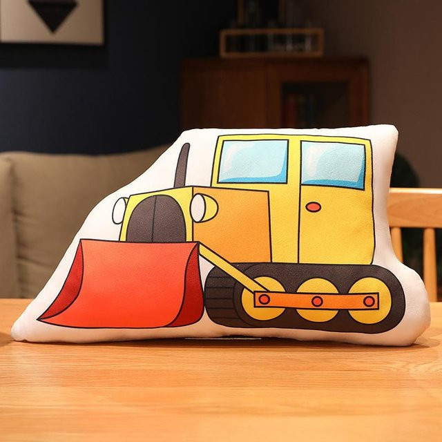 Yiran Health & Beauty Plüschkissen Fahrzeug-Design Gelb, Breite: 53 cm - Bild 1