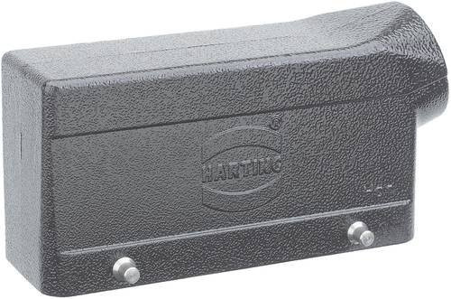 HARTING Tüllengehäuse 09 37 024 1520 in Schwarz aus Aluminium - Bild 1