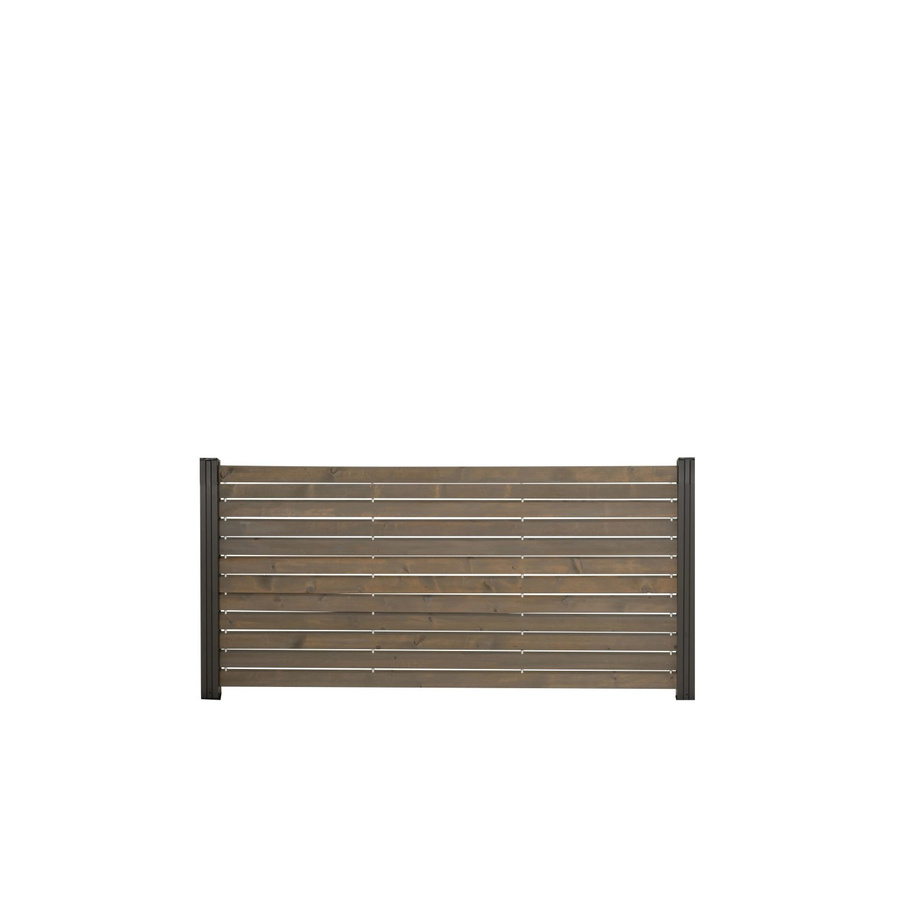 GartenLand Rhombus Holz Zaun Craftwood aus Kiefer in Grau, Sichtschutz mit Rhombus-Profil, Breite: 180 cm, Höhe: 87 cm - Bild 2