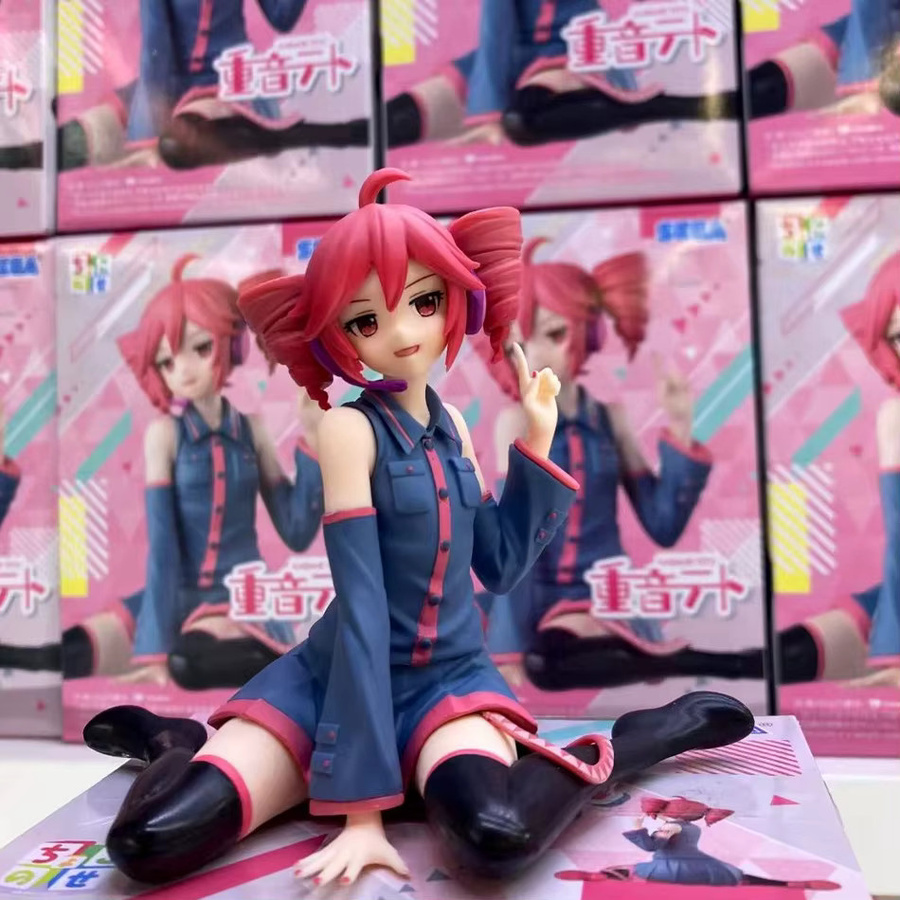 Bandai Anime Kasane Teto Actionfigur, Rosa Haare, Einzelfigur - Bild 3