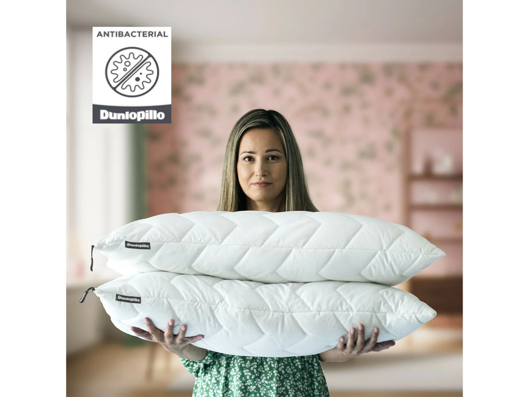 Dunlopillo Premium Kopfkissen Life, Farbe: Weiß, B/T/H: 80 x 80 x 0 cm - Bild 3