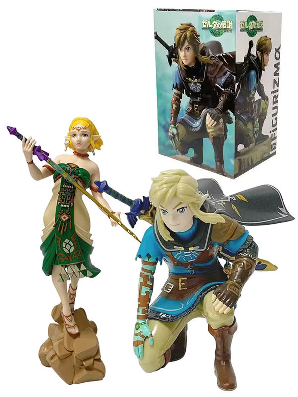 Bandai The Legend of Zelda Link's Awakening Kingdom Of Tears Anime-Figur Link und Prinzessin Zelda aus Kunststoff, mehrfarbig - Bild 4