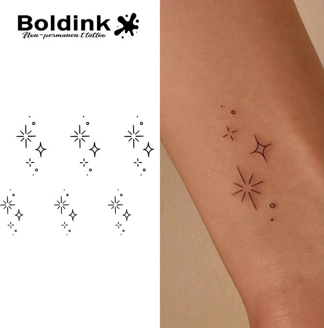 BOLDINK Stern-Tattoo-Aufkleber, Unisex - Bild 1
