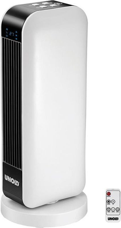 Unold Keramik-Heizlüfter 86430 in Schwarz und Weiß - Bild 2