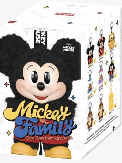 Pop Mart Mickey Familie Süß Zusammen Schlüsselanhänger Figuren - Bild 1