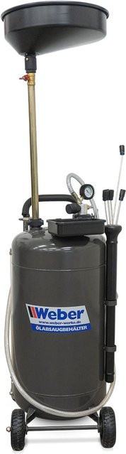 Weber Ölauffangbehälter mit Absaugfunktion, Grau, 85 l - Bild 1