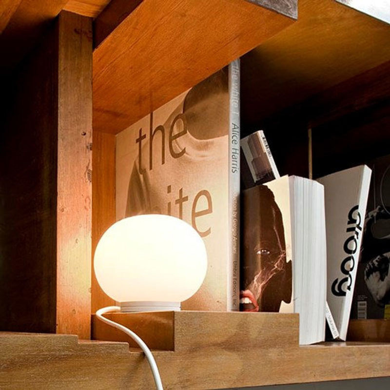 Flos Glo Ball Mini T Tischleuchte in Weiß aus Glas mit austauschbarem G9 Leuchtmittel - Bild 2