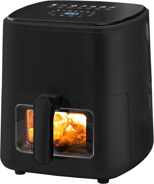 Melchioni MARIANNA NEW Heißluftfritteuse 5L in Schwarz mit Digitaldisplay und 1700W - Bild 1