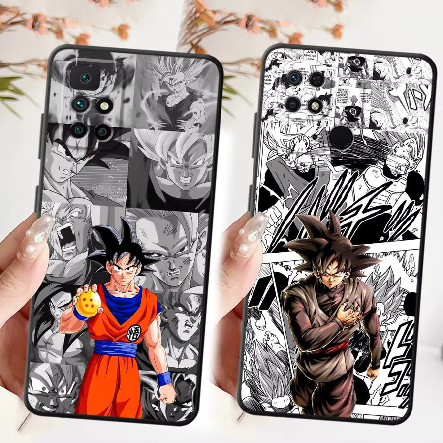 Dragon Ball Saiyajin Goku Handyhülle für Xiaomi Redmi K40 K80 Pro in Schwarz und Multicolour - Bild 3