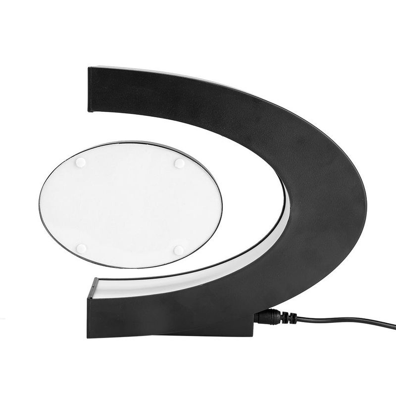 KONNWEI Magnetischer Schwebender Bilderrahmen in C-Form mit LED-Beleuchtung, Tischaufsteller für moderne Dekoration, Breite: 30 cm, Höhe: 20,8 cm, Tiefe: 4,4 cm - Bild 5