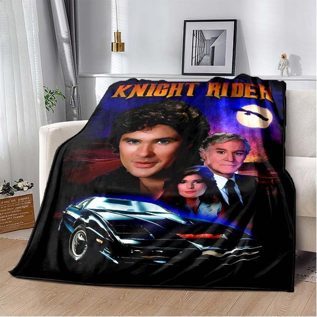 LOLO IU Knight Rider KITT Auto Flanelldecke, weiche und gemütliche Decke in Multicolour, B/B/H: 150 x 200 cm - Bild 1
