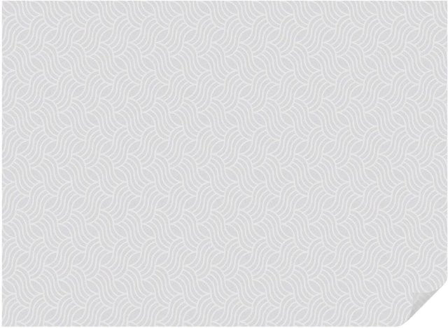 Tulup Fensterfolie Wellen Der Harmonie Sichtschutz selbstklebend Weiß B: 200 cm, H: 146 cm - Bild 1