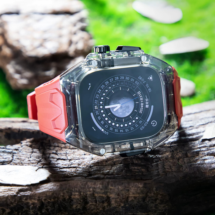 CAOWTAN Uhrenarmband Modifikationskit, Transparente Schutzhülle, TPU - Bild 3