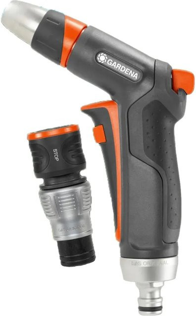 Gardena Premium Reinigungsspritzen-Set mit Anschluss-Set und Wasserstop - Bild 1
