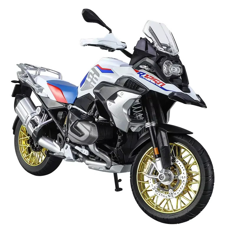 R1250 GS ADV Motorradmodell, 1:9, aus Druckguss, mit Sound und Licht - Bild 2