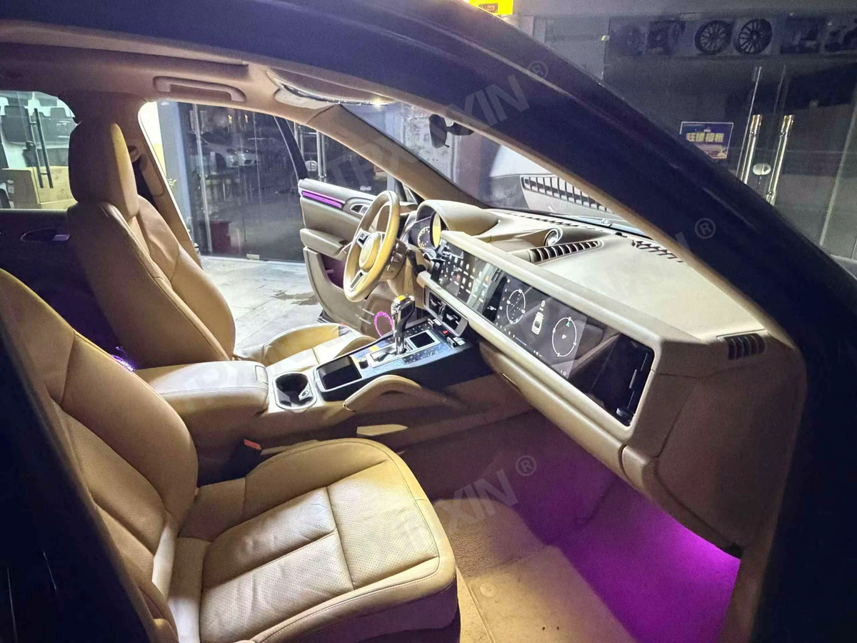 Aotsr Android 13 Infotainment-System für Porsche Cayenne 2011-2017 mit Dual 12,3 Zoll 4K HD Bildschirmen, Tachometer und Flugzeug-Schalthebel - Bild 5