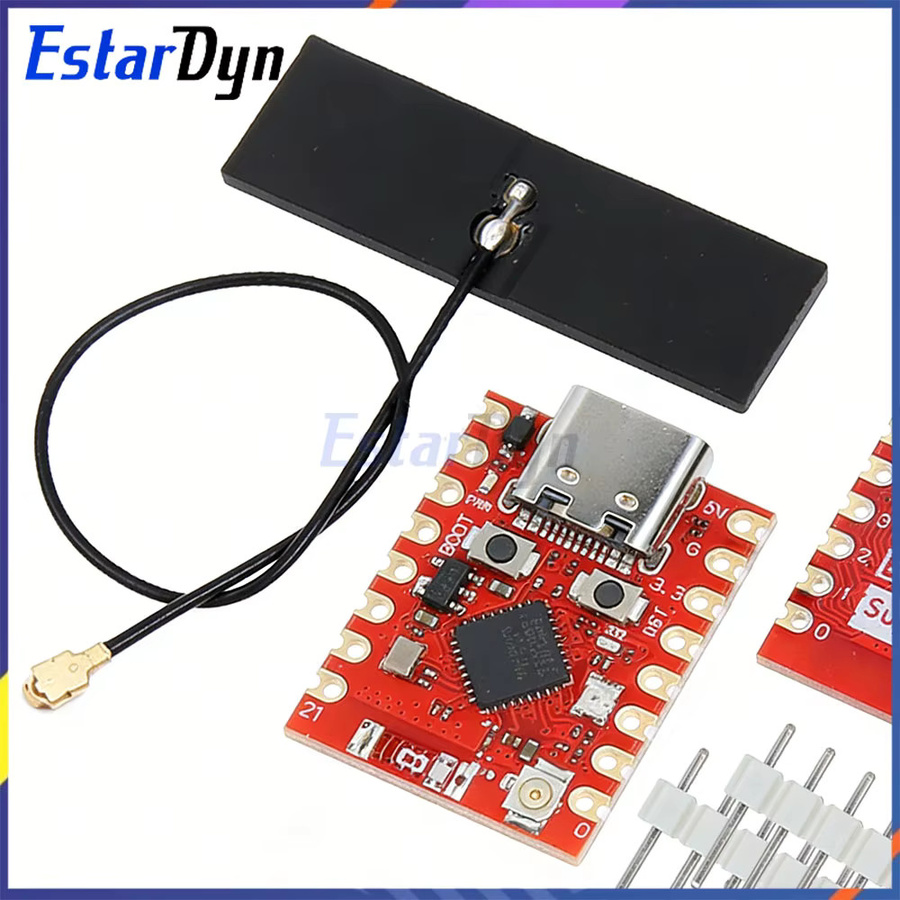 Estardyn ESP32-C3 SuperMini Plus Entwicklungsboard mit WiFi und Bluetooth in Rot - Bild 3