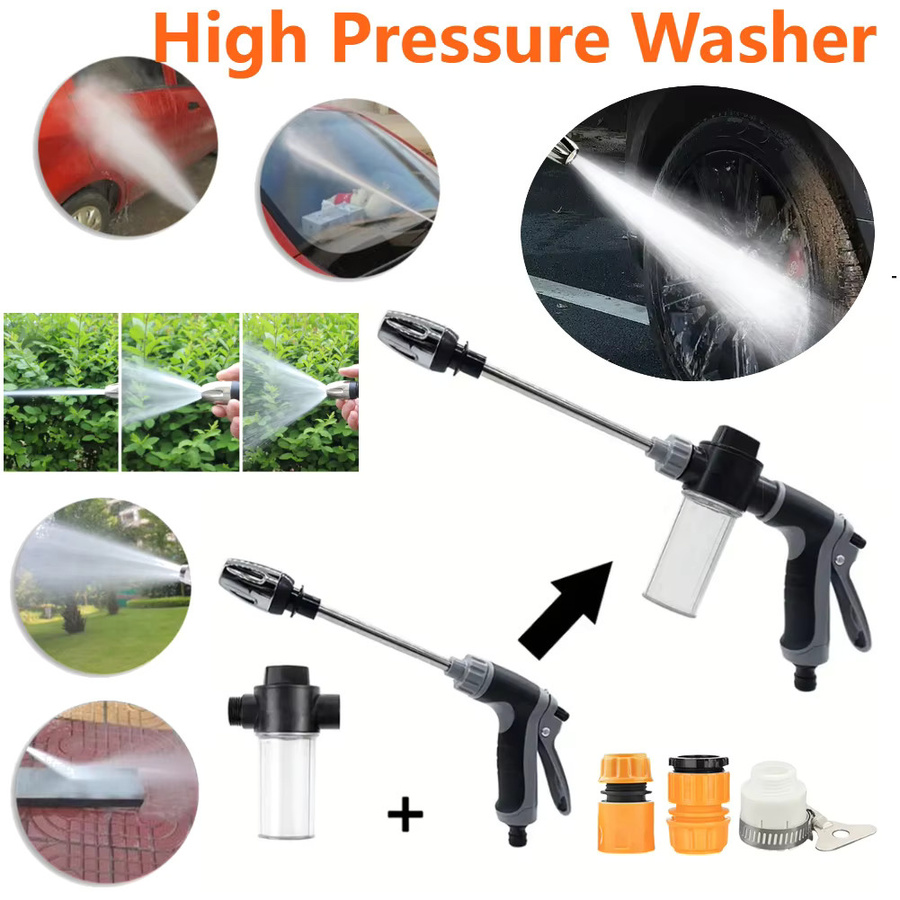 APWIKOGER Handheld Hochdruck-Wasserpistole mit 360 Grad Rotation für Auto, Garten und Hof - Bild 2
