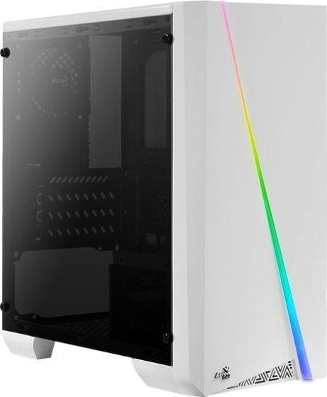 Aerocool Cylon Mini Mini Tower PC-Gehäuse in Weiß mit micro ATX und Mini-ITX Unterstützung (ACCS-PV12012.21) - Bild 1