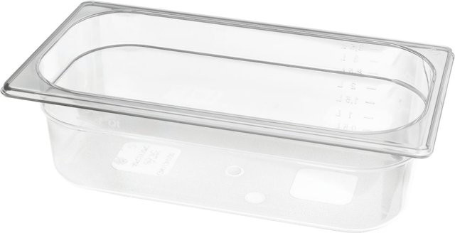 Schneider GN 1/3 Behälter transparent mit 3,8 l Volumen und Höhe: 10 cm - Bild 1
