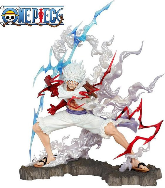 Yiran toy 1 Luffy Gear 5 One Piece Actionfigur gelb PVC - Bild 1