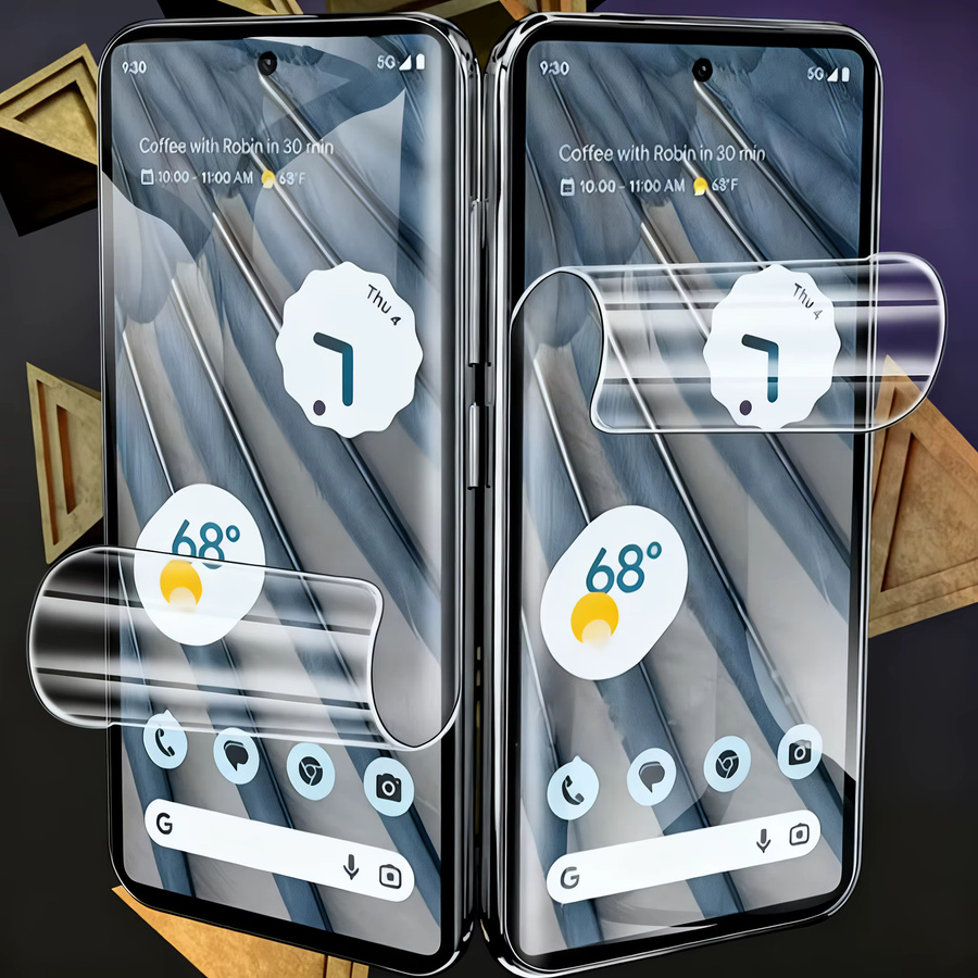 3 Stück Hydrogelfolie Displayschutzfolie für Google Pixel 6, 6a, 7, 7a, 8, 8a, 6 Pro, 7 Pro und 8 Pro in Transparent - Bild 4