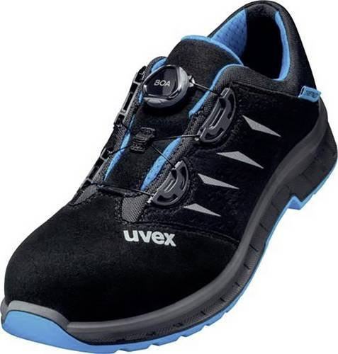 Uvex 2 Trend S1P Sicherheitshalbschuh Schwarz/Blau mit BOA-Verschluss, Schuhgröße: 41 - Bild 1