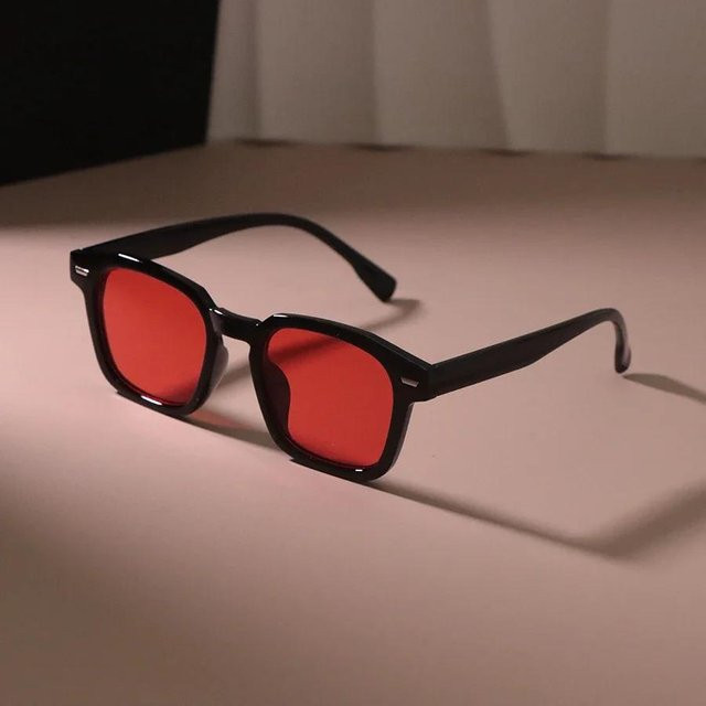 Fable Sonnenbrille, quadratisch, Vollrand, Kunststoff, Unisex, brown - Bild 1