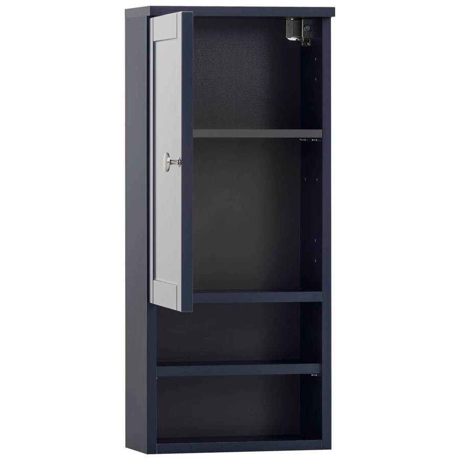 Hängeschrank Jesper von Möbelpartner in Blau Dunkel mit Landhausoptik, B/H/T: 30,3 x 70 x 16 cm - Bild 2