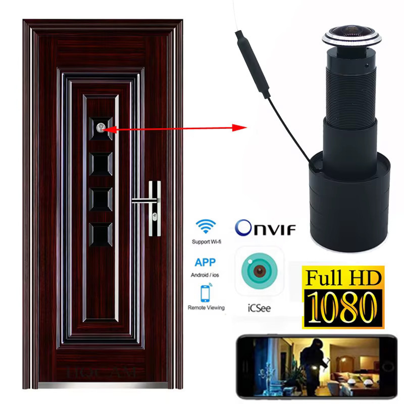 HQCAM WiFi Video Türspion mit 3MP 1080P HD Auflösung, Bewegungserkennung und Wireless Intercom Monitor für deine Home Security - Bild 2