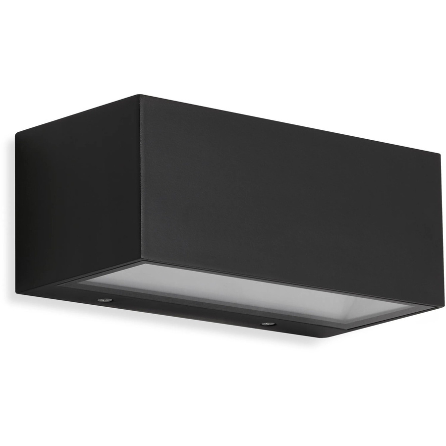 Telefunken Monaco LED-Außenleuchte Schwarz aus Metall und Glas mit IP44 Schutzart - Bild 2