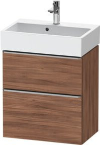 Duravit Waschtischunterschrank D-Neo Compact in Braun Matt, B/T/H: 58,4 x 37,2 cm - Bild 1