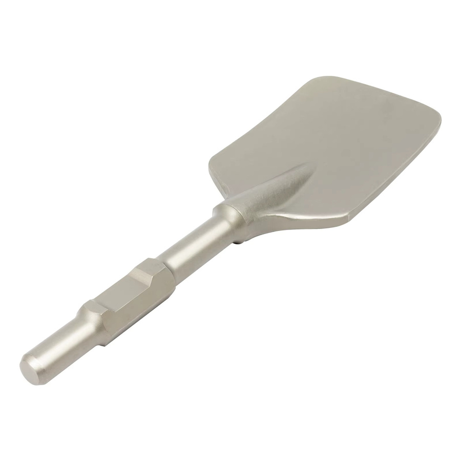 Bymaocar Abbruchschaufel 65A Clay Spade Bit aus 40Cr Chromstahl in Silber mit Sechskantschaft für Betonbrecher und Meißel - Bild 4