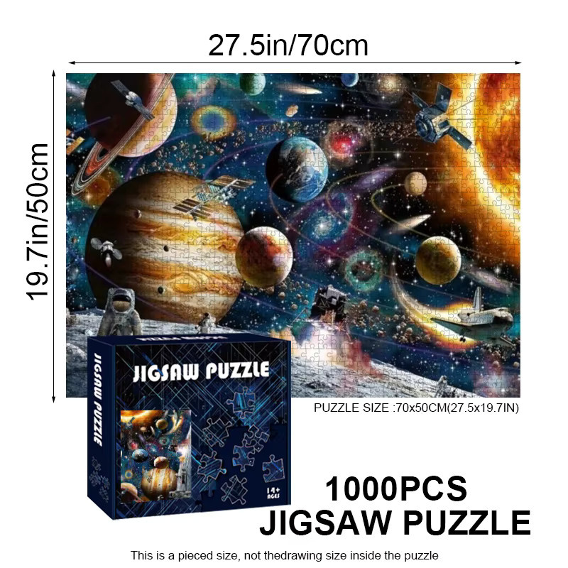 AZNM Weltraum Puzzle, Bunt / Mehrfarbig, ab 14 Jahre - Bild 4