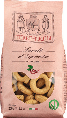 Terre dei Trulli Taralli al Peperoncino Chili 250 g - Bild 1