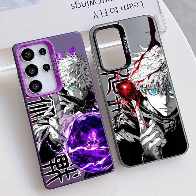 Bunte Jujutsu Kaisen Handyhülle für Samsung Galaxy S26 S25 S24 S23 S22 S21 S20 Ultra Plus FE - Bild 1