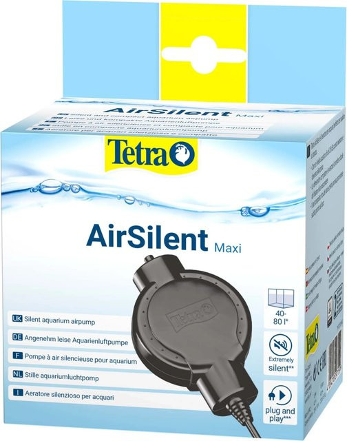 Tetra AirSilent Maxi Aquarienluftpumpe in Schwarz - Bild 1