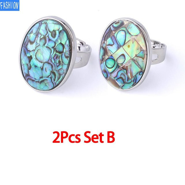 S Jewelry Maker Ring, Abalone-Muschel, Damen - Bild 1
