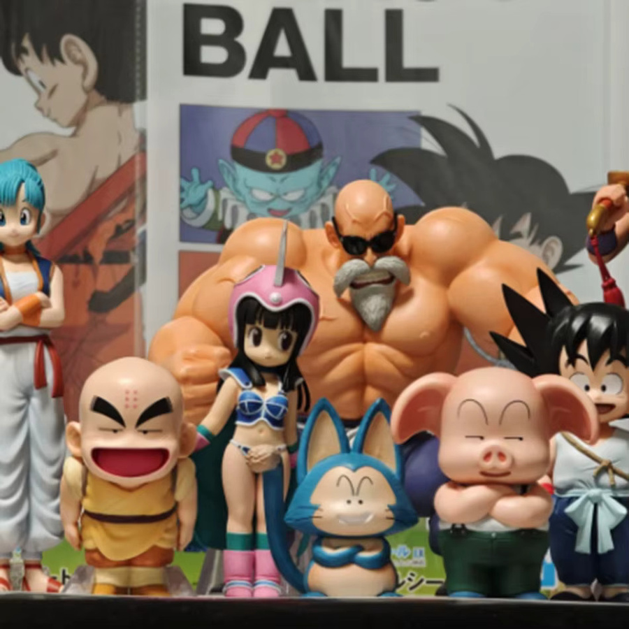 Bandai Dragon Ball Z Son Goku Chi-Chi Puar Krillin Actionfigur, 6-teiliges Set - Bild 3