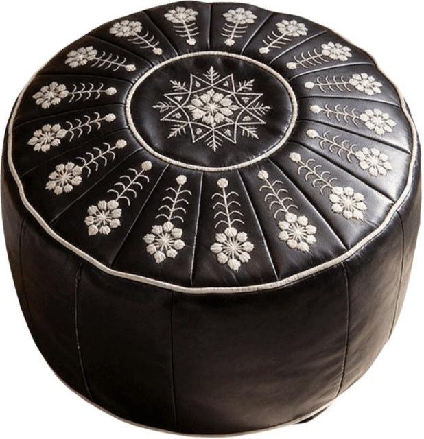 Wasserdichter Sitzkissenbezug von Changxingqiao in Schwarz für Sofa-Hocker und Meditationskissen - Bild 1