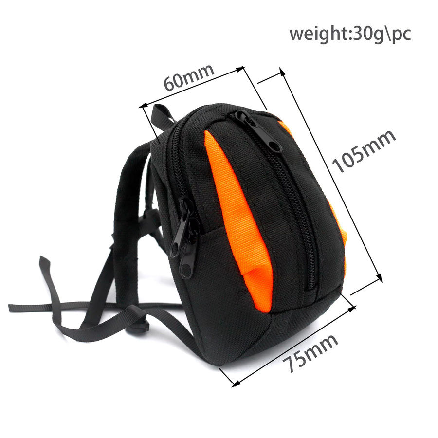 TOPRC Simulation Rucksack Lagerung Tasche Gepäck Tasche Handtasche, LOSI 1/4 Promoto-MX Motorrad Upgrade Teile Zubehör - Bild 2