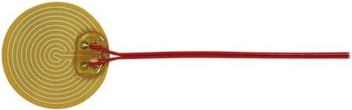 Thermo TECH Heizfolie selbstklebend aus Polyester, 12 V/DC & 12 V/AC, 2W, Schutzart IPX4, Durchmesser: 55 mm, Farbe: Gold - Bild 1