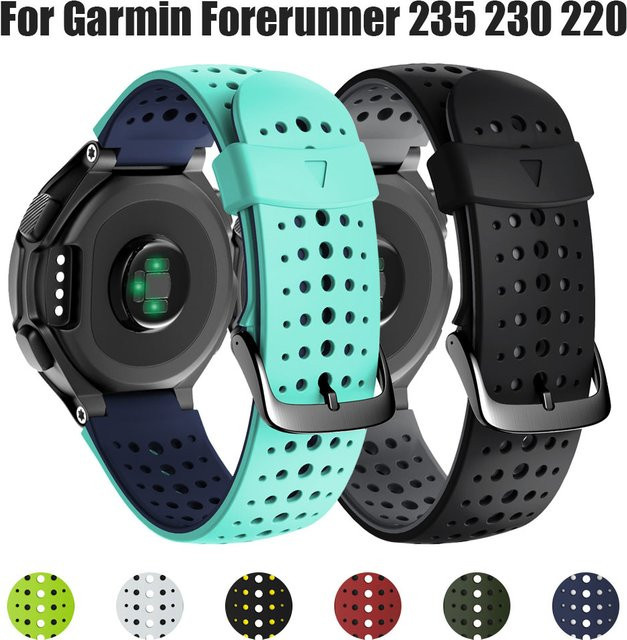 Uhrenarmband Silikon, zweifarbig, bunt - Bild 1