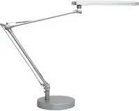 Unilux LED-Tischleuchte MAMBO in Grau, 7 W, 665 lm, drehbar und neigbar mit Diffusor - Bild 1