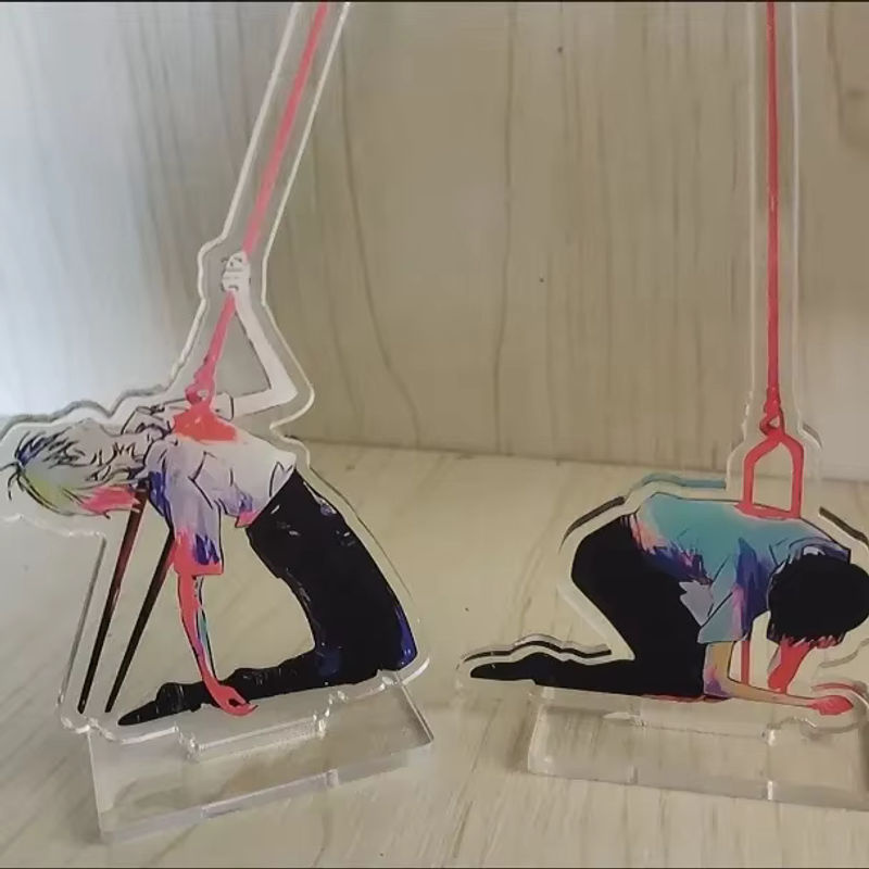 Bandai EVA Acryl-Standfigur Ikari Shinji und Nagisa Kaworu Anime Desktop-Ornament, mehrfarbig - Bild 6