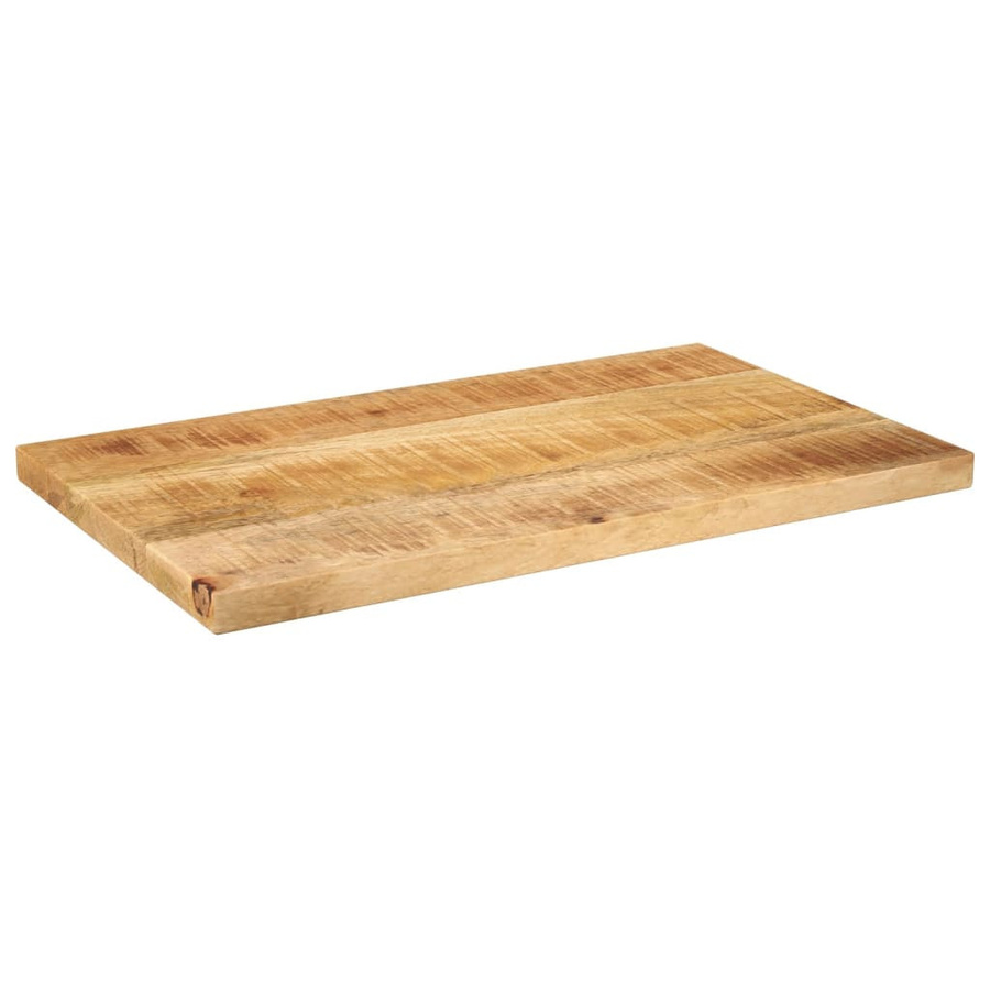 vidaXL Tischplatte aus Mangoholz, rechteckig, braun, B/T/H: 50 x 30 x 2,5 cm - Bild 2